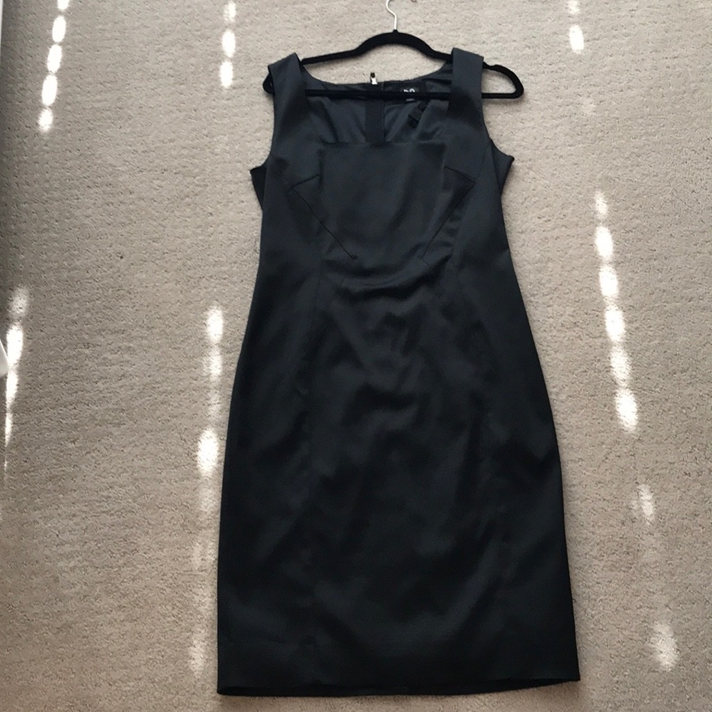 Dolce & Gabbana silk crepe black evening dress L